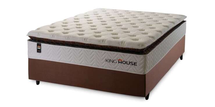 Colchão King House com design moderno e conforto